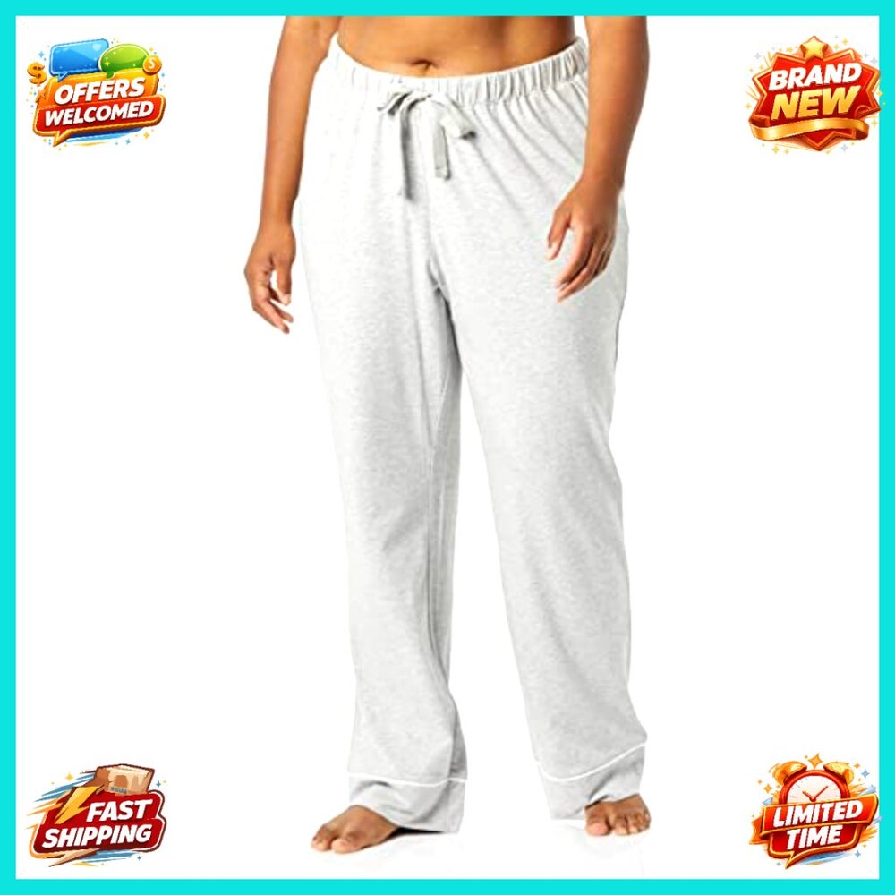 Cotton Modal Long Sleeve Pajama Set, Relaxed Fit, Button Front Top, Elastic - Picture 6 of 7
